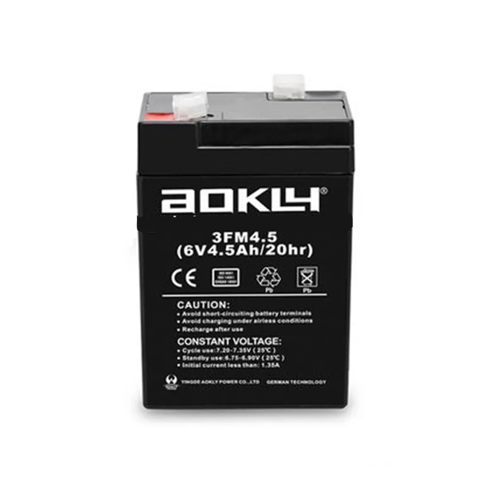 מצבר אטום 4.5 אמפרAOKLY-6V