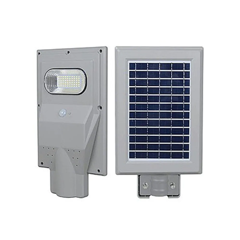 תאורת לד סולארית 30W לעמוד/סטנד לבן