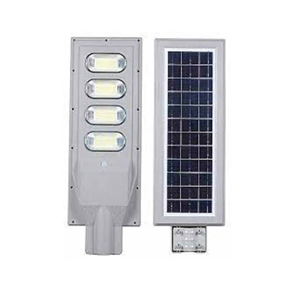 תאורת לד סולארית 120W לעמוד/סטנד צהוב