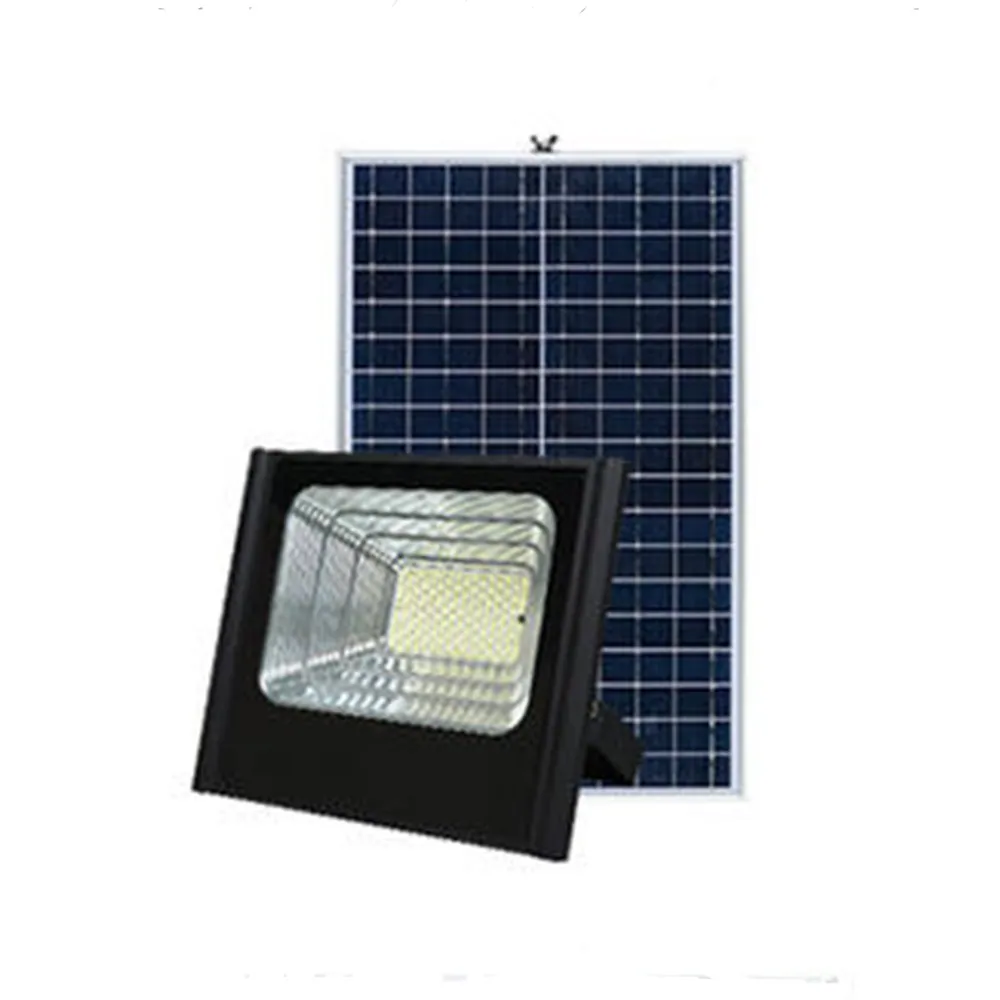 פאנל סולארי + פרוז'קטור 100W בצבע צהוב