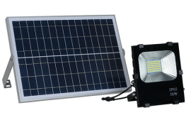 פאנל סולארי + פרוזקטור 50W