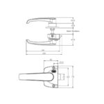 מנגנון לדלת לקרוואן